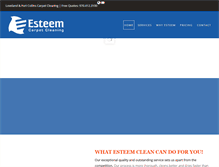 Tablet Screenshot of esteemclean.com